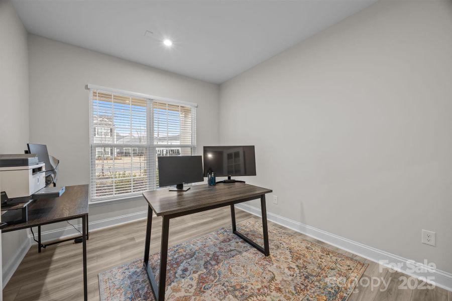 Furnished interior view inside a new home in Parkside Crossing, Charlotte (Image 6). Furnished interior view inside a new home in Parkside Crossing, Charlotte (Image 6).