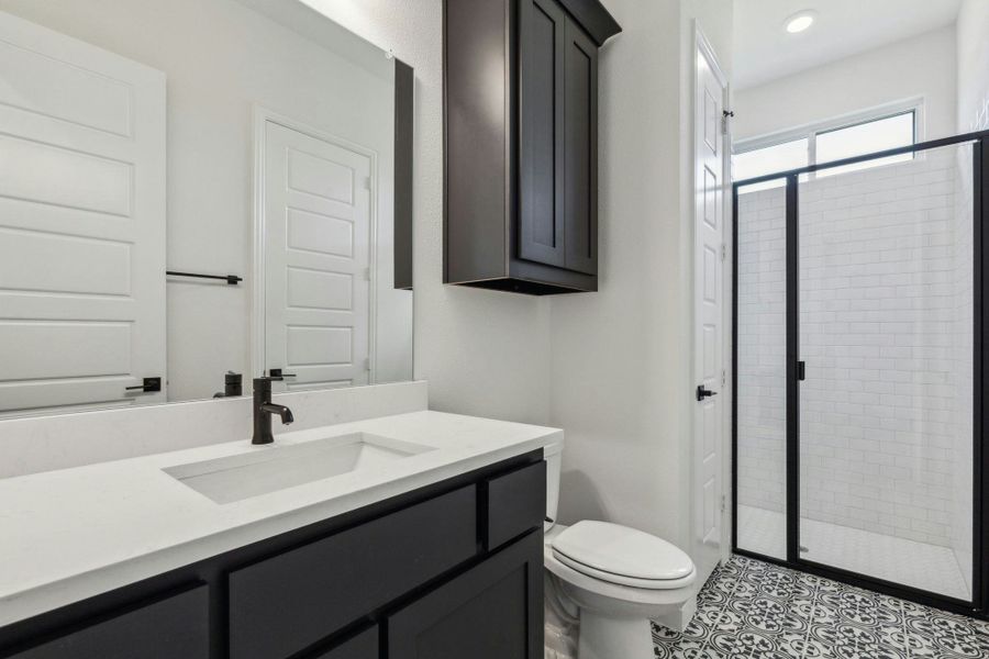 Representative furnished interior of a home built from the Harris by Kindred Homes in Berkshire Estates, Mesquite (Image 5).