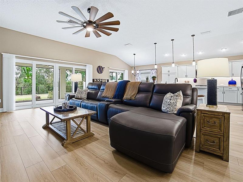 Furnished interior view inside a new home in , The Villages (Image 47). Furnished interior view inside a new home in , The Villages (Image 47).