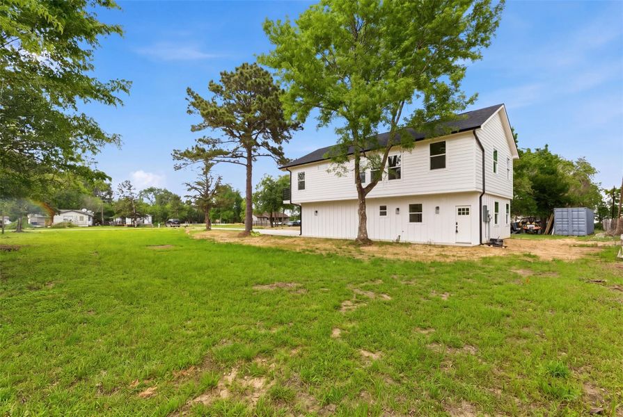 Exterior details and patio area of a home in , Prairie View (Image 27).