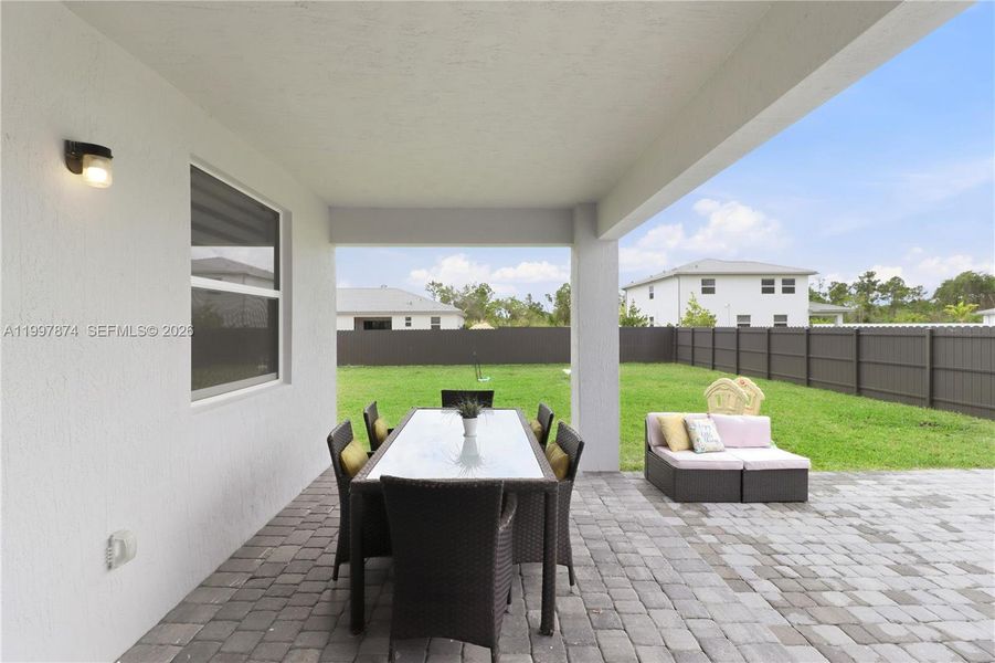 Exterior details and patio area of a home in , Homestead (Image 24).