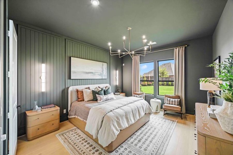 Furnished interior view inside a new home in Bridgeland 45', 50', 70', Cypress (Image 22).