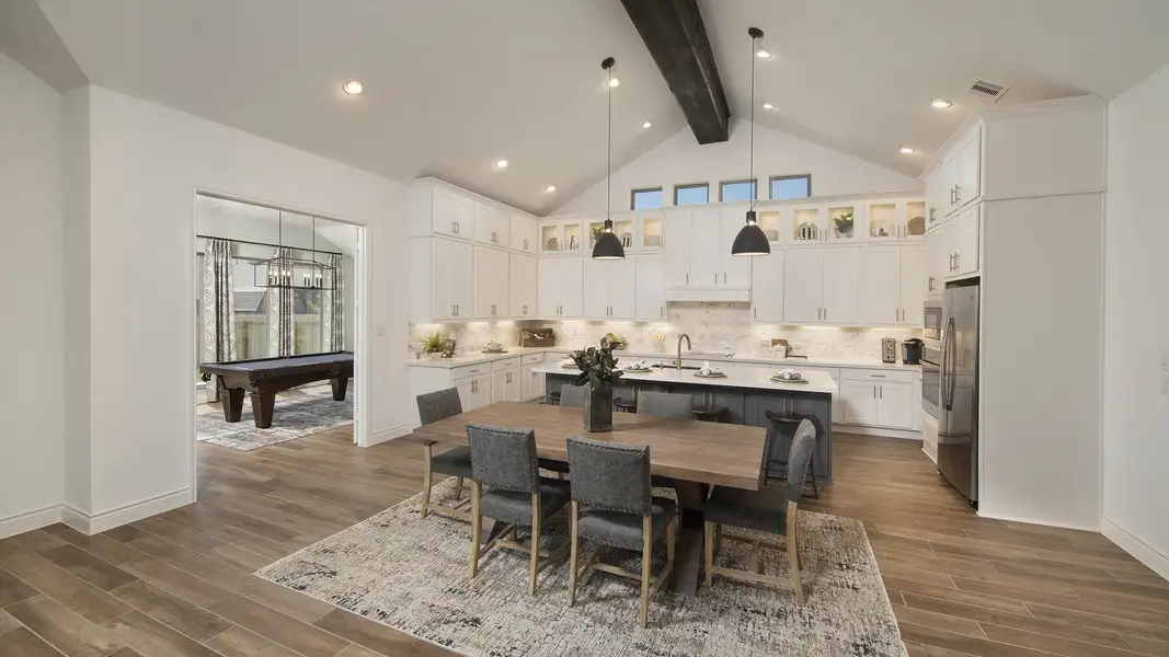 Representative furnished interior of a home built from the 3300W by Perry Homes in Meridiana, Rosharon (Image 5). Representative furnished interior of a home built from the 3300W by Perry Homes in Meridiana, Rosharon (Image 5).