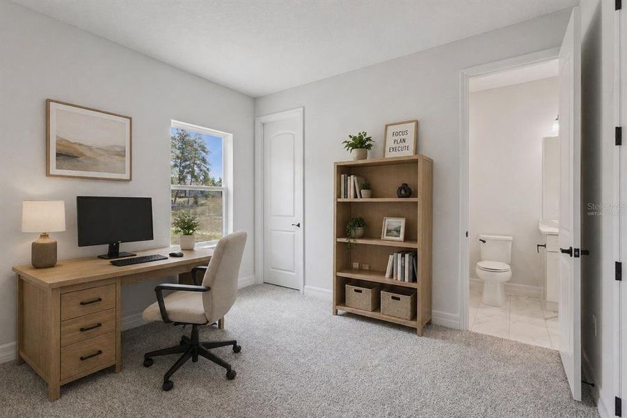 Furnished interior view inside a new home in , Ocala (Image 14).