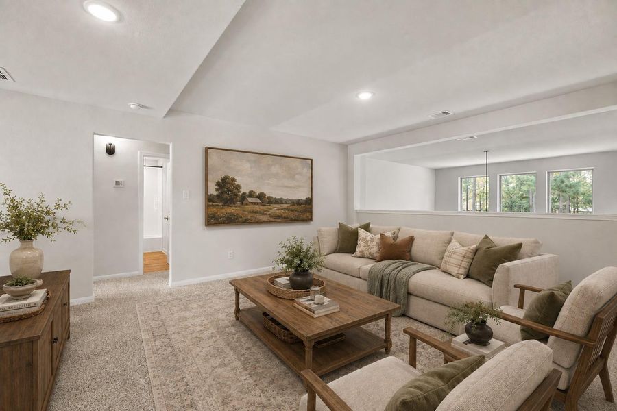 Spacious 2nd level flex room that can easily adapt with each season of life *Virtually staged