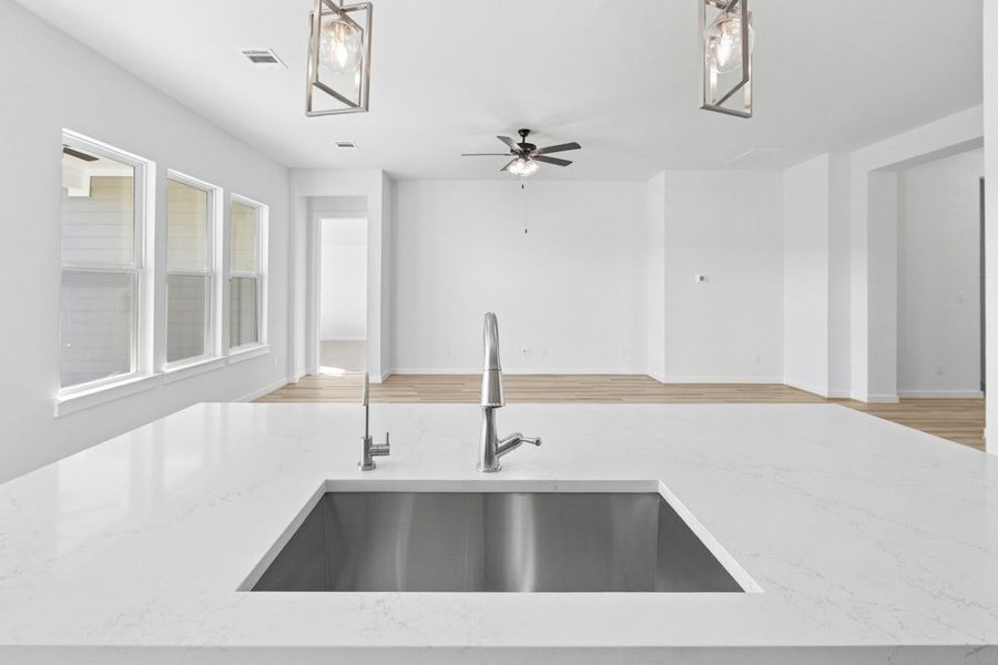 Close-up of interior finishes inside a home in The Colony, Bastrop (Image 15).
