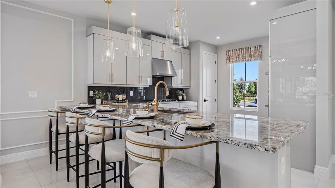 Furnished interior view inside a new home in Cresswind at Lake Harris, Tavares (Image 8).