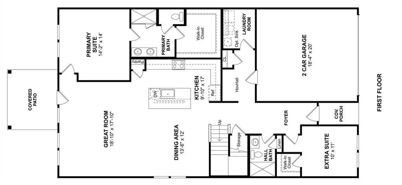 2D floor plan layout of this home in Aspire at Noble Ridge, Howe, TX (Image 24). 2D floor plan layout of this home in Aspire at Noble Ridge, Howe, TX (Image 24).