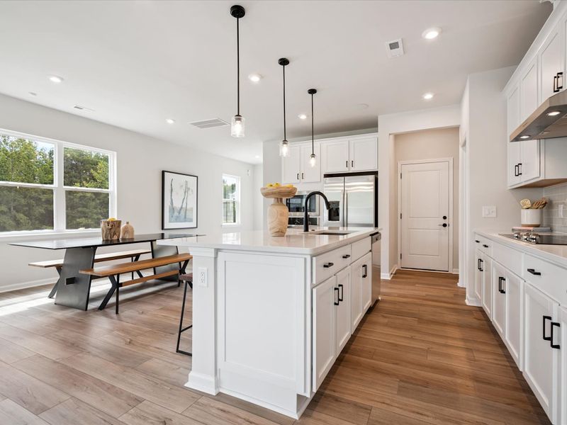 Representative furnished interior of a home built from the Stuart by Tri Pointe Homes in Millstone, Cramerton (Image 12).