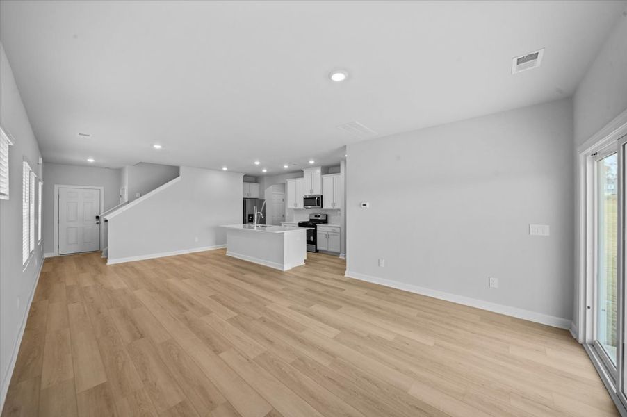Spacious, unfurnished interior of a new home in The Farm at Wells Creek - Heritage Collection, Gray Court (Image 14). Spacious, unfurnished interior of a new home in The Farm at Wells Creek - Heritage Collection, Gray Court (Image 14).