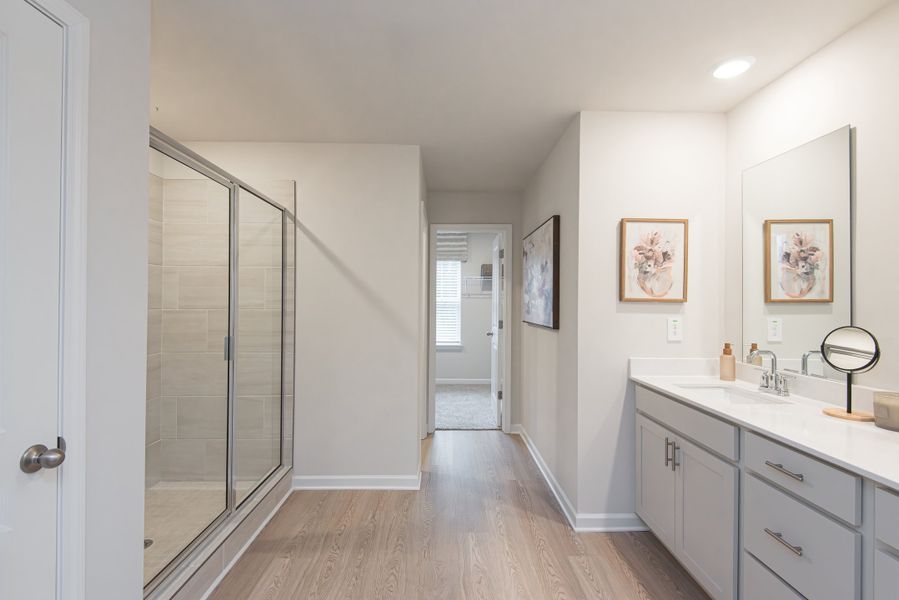 Furnished interior view inside a new home in Harmony Manor, Fairburn (Image 14).