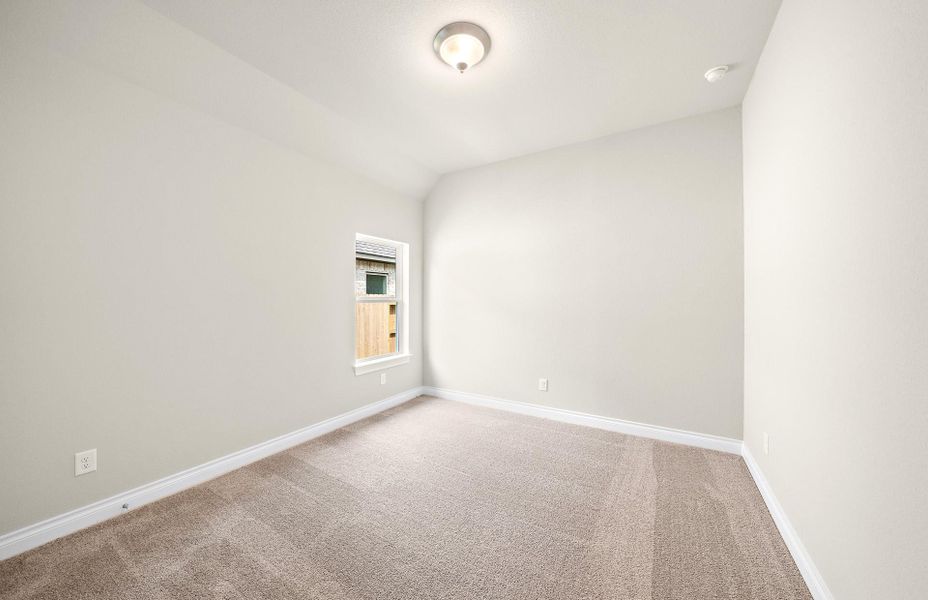 Spacious, unfurnished interior of a new home in The Woodlands Hills 65′, Willis (Image 21).