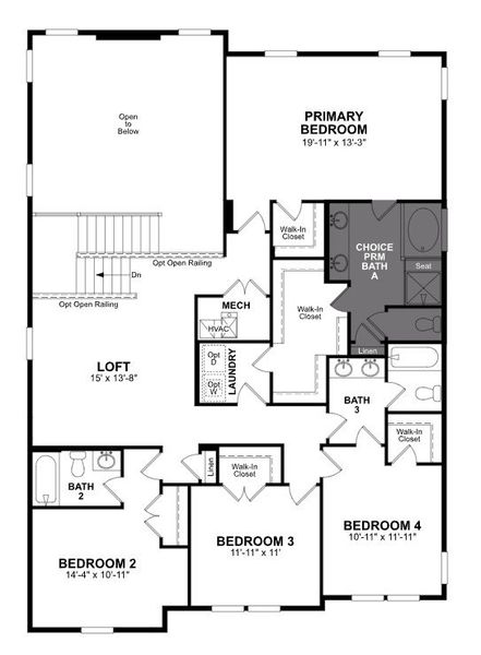 2D floor plan layout of this home in Acacia, Cumming, GA (Image 4). 2D floor plan layout of this home in Acacia, Cumming, GA (Image 4).