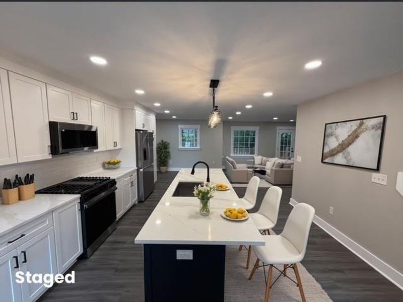 Furnished interior view inside a new home in , Kennesaw (Image 8).