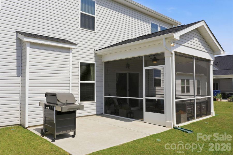 Extended outdoor living space