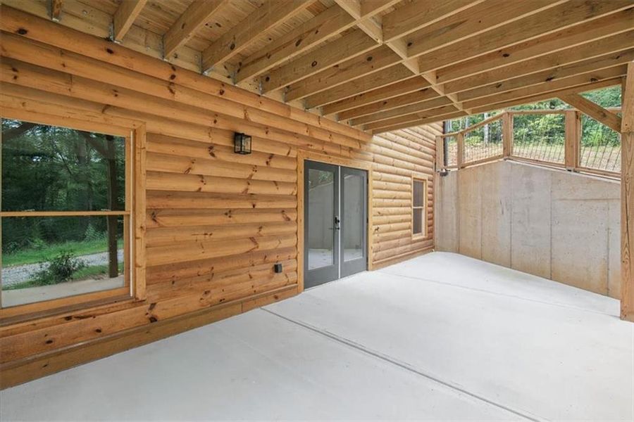 Exterior details and patio area of a home in , Ball Ground (Image 31).