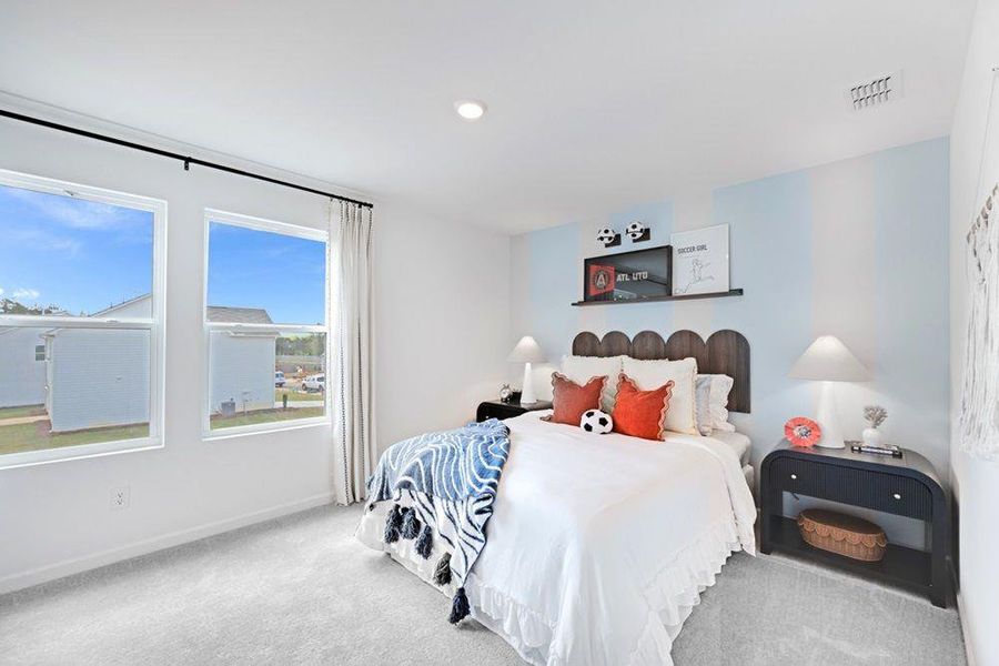 Furnished interior view inside a new home in Falls Creek, Flowery Branch (Image 22). Furnished interior view inside a new home in Falls Creek, Flowery Branch (Image 22).