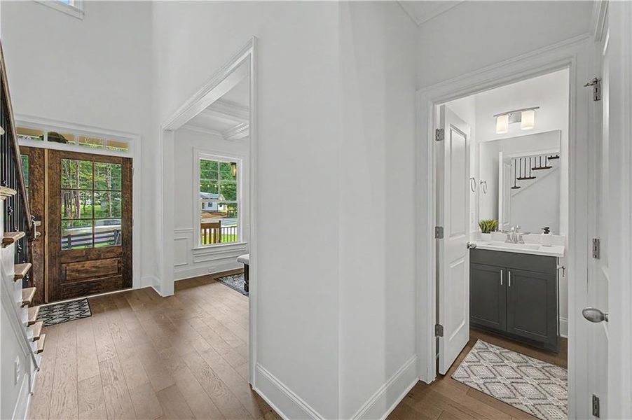 Spacious, unfurnished interior of a new home in Ford Landing, Acworth (Image 27). Spacious, unfurnished interior of a new home in Ford Landing, Acworth (Image 27).