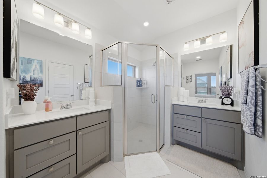 Furnished interior view inside a new home in Ladera, San Antonio (Image 9).