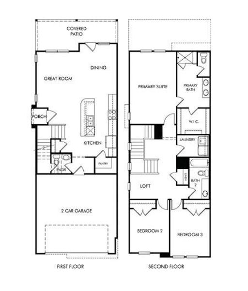2D floor plan layout of this home in Parkway Commons - City Series, Missouri City, TX (Image 6). 2D floor plan layout of this home in Parkway Commons - City Series, Missouri City, TX (Image 6).