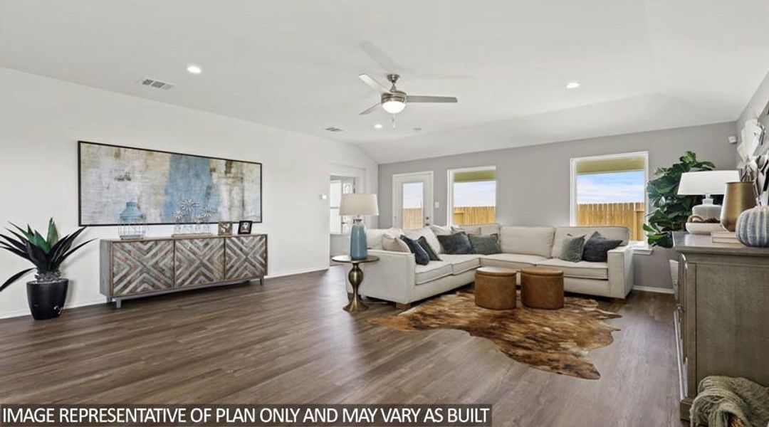 Furnished interior view inside a new home in Porters Mill, New Caney (Image 14).