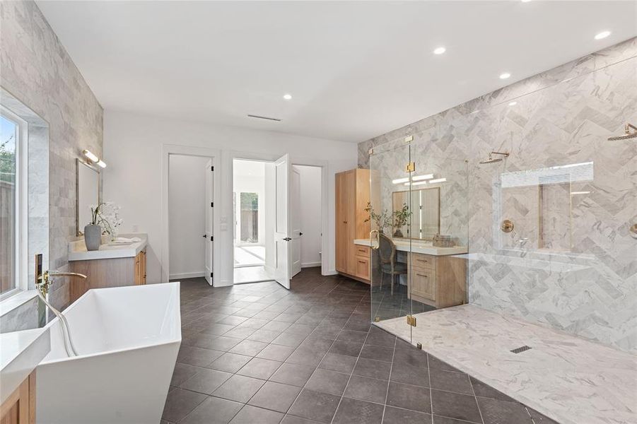 Furnished interior view inside a new home in , Dallas (Image 11). Furnished interior view inside a new home in , Dallas (Image 11).