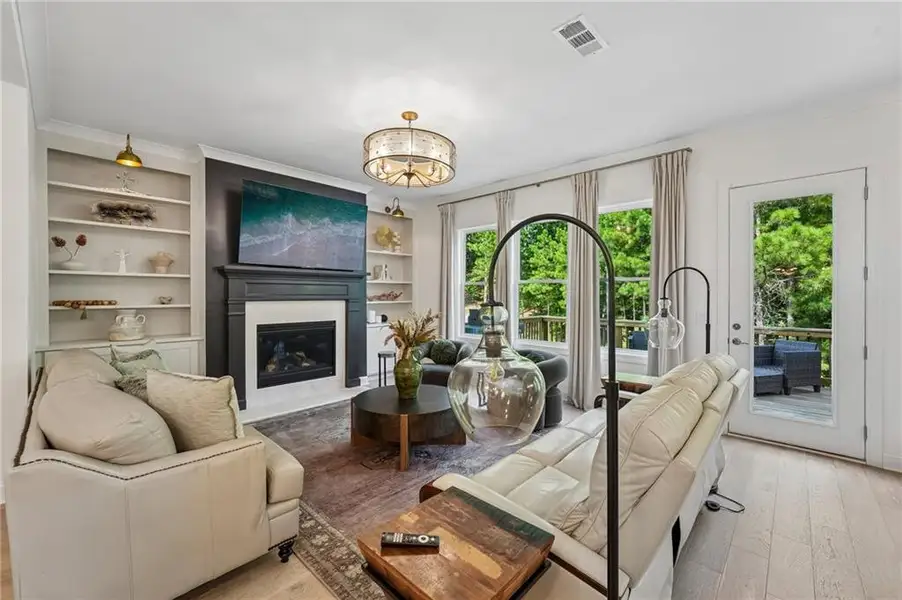 Furnished interior view inside a new home in Lakeside at River Green, Canton (Image 15).