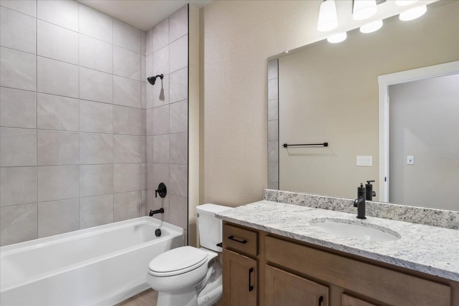 Furnished interior view inside a new home in Aspen Meadows-4, Colorado Springs (Image 12).