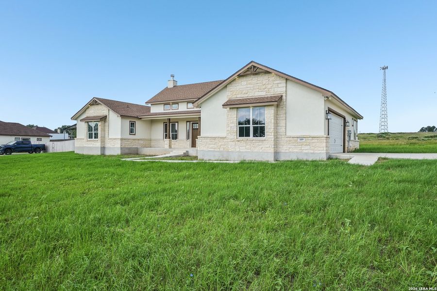 Exterior details and patio area of a home in , Floresville (Image 4). Exterior details and patio area of a home in , Floresville (Image 4).