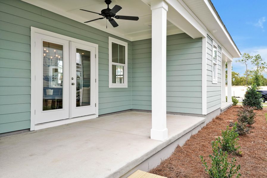 Exterior details and patio area of a home in , Summerville (Image 3). Exterior details and patio area of a home in , Summerville (Image 3).