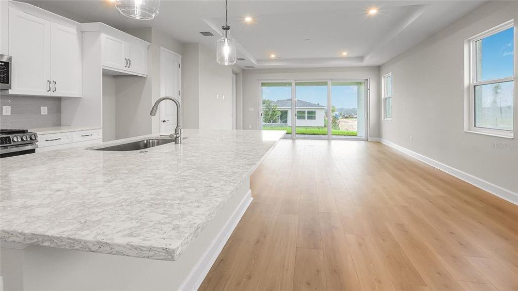 Furnished interior view inside a new home in Cresswind at Hammock Oaks, Lady Lake (Image 11).
