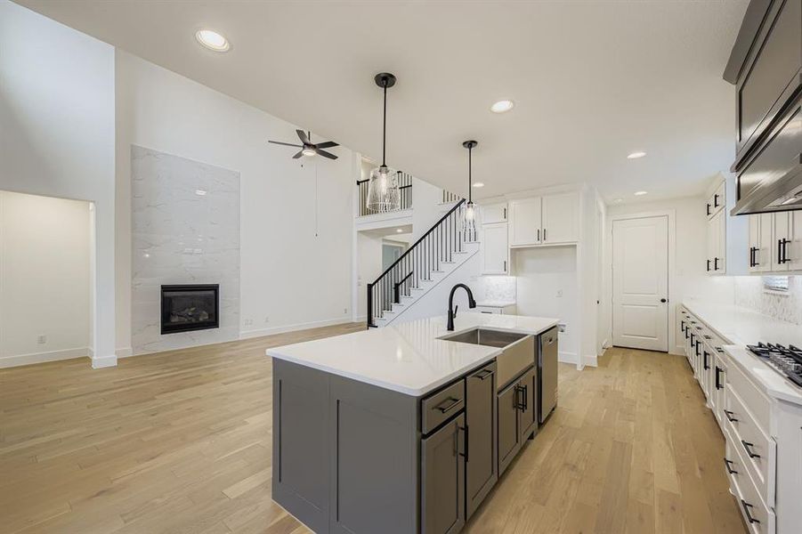Furnished interior view inside a new home in Sweetgrass 50s, Haslet (Image 13).
