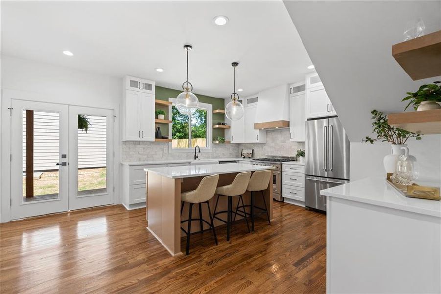 Furnished interior view inside a new home in , Atlanta (Image 9).