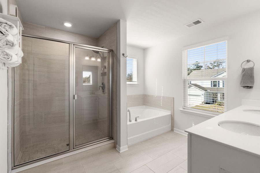 Furnished interior view inside a new home in The Ponds, Summerville (Image 36). Furnished interior view inside a new home in The Ponds, Summerville (Image 36).