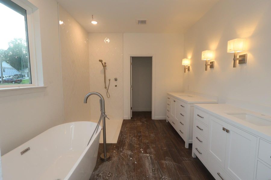Primary bath - still under construction! Primary bath - still under construction!