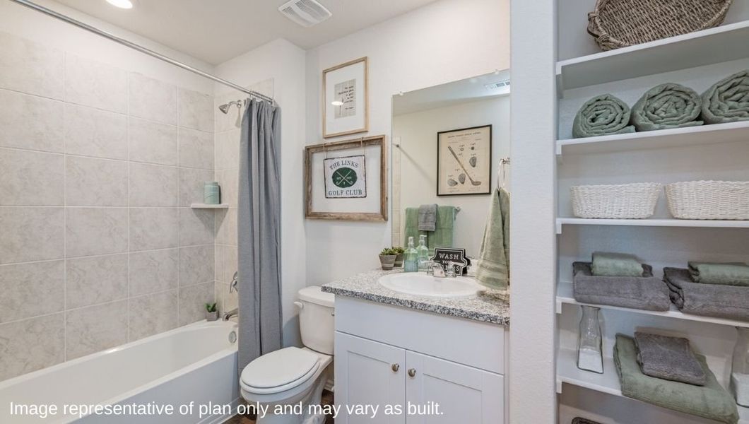 Furnished interior view inside a new home in Stonehill, San Antonio (Image 17).