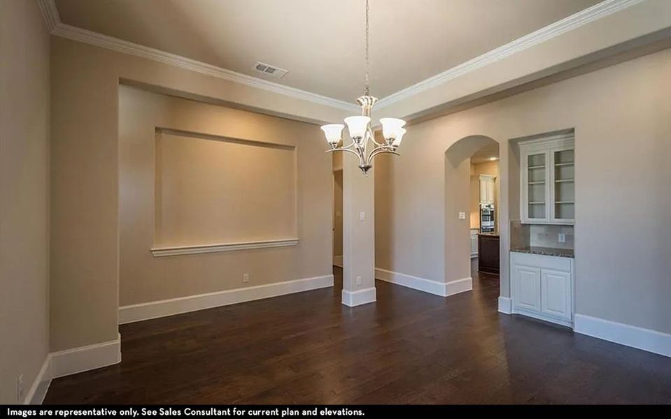 Representative unfurnished interior of a home built from the Cappiello by CastleRock Communities in Arcadia, Brentwood (Image 18).