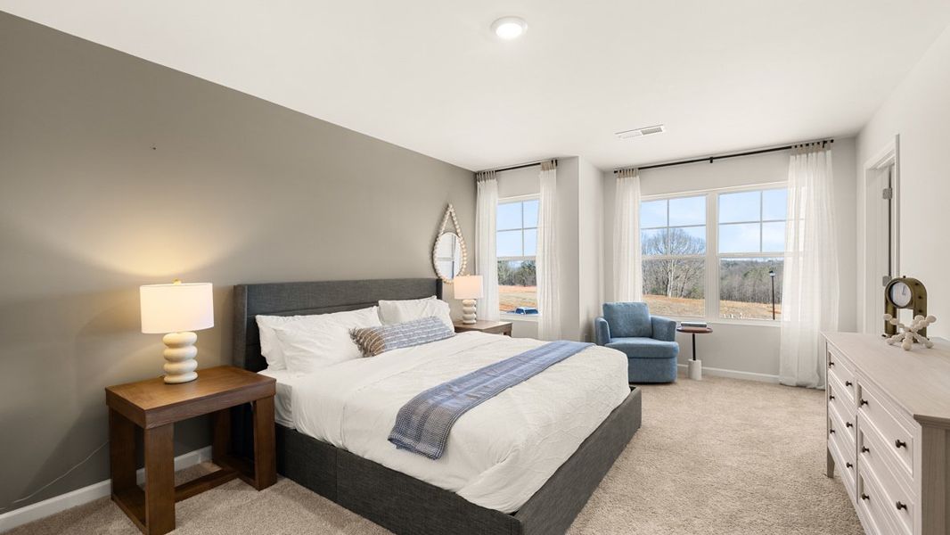 Representative furnished interior of a home built from the Sudbury 24' Townhome by D.R. Horton in Oconee Overlook Townhomes, Gainesville (Image 20).
