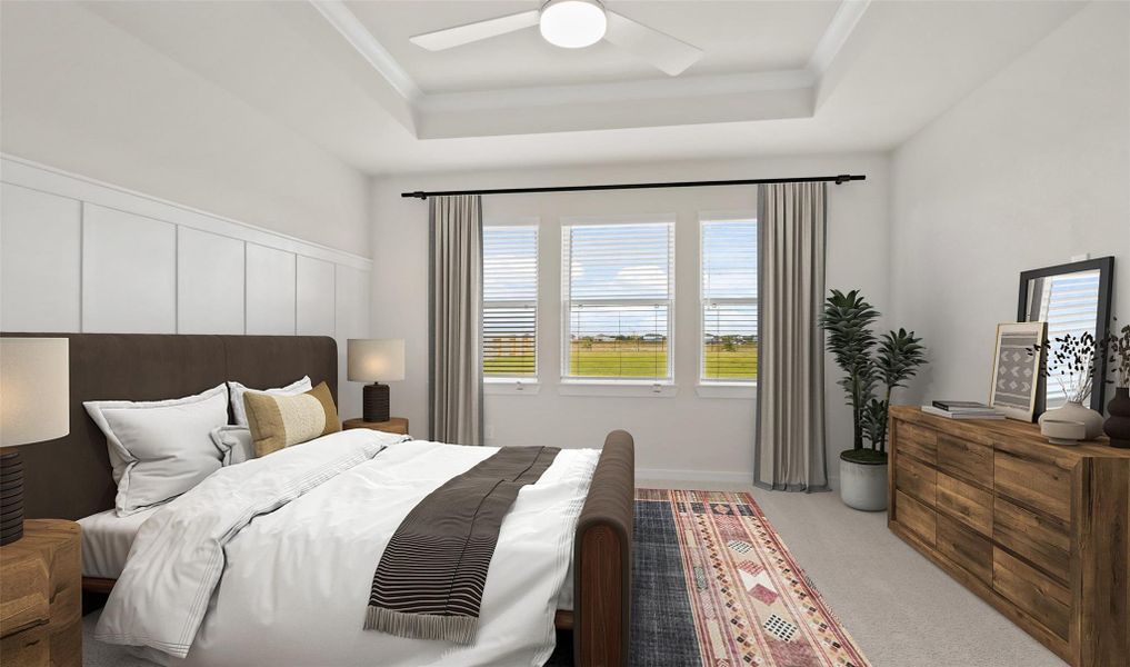 Relaxing primary suite (*Photo not of actual home and used for illustration purposes only.) Relaxing primary suite (*Photo not of actual home and used for illustration purposes only.)