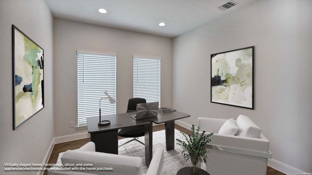 Furnished interior view inside a new home in George's Ranch, Boerne (Image 15).