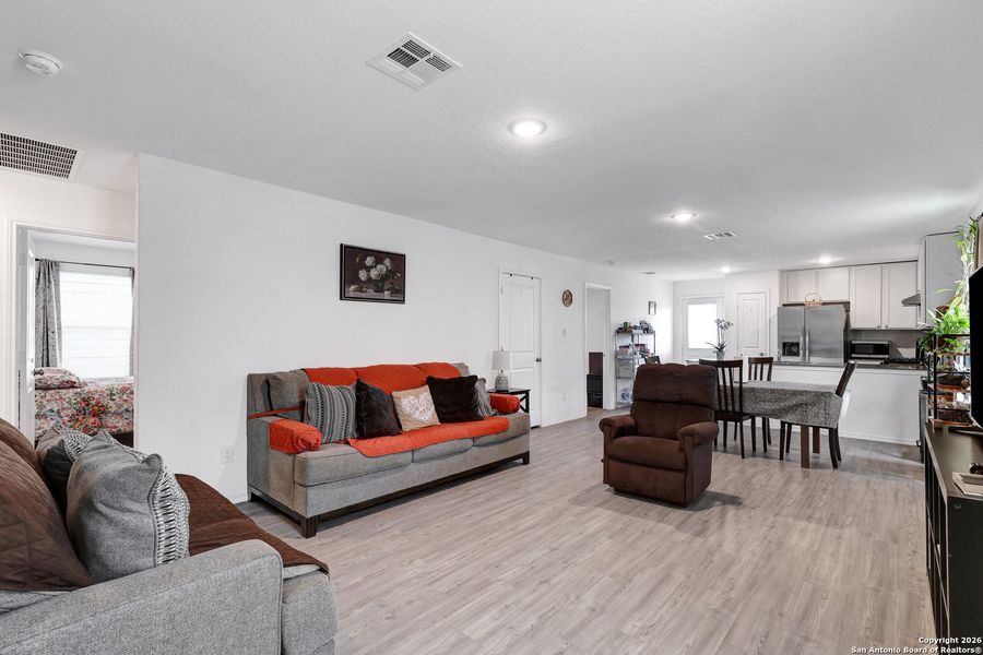 Furnished interior view inside a new home in Crescent Hills: Cottage Collection, San Antonio (Image 14).