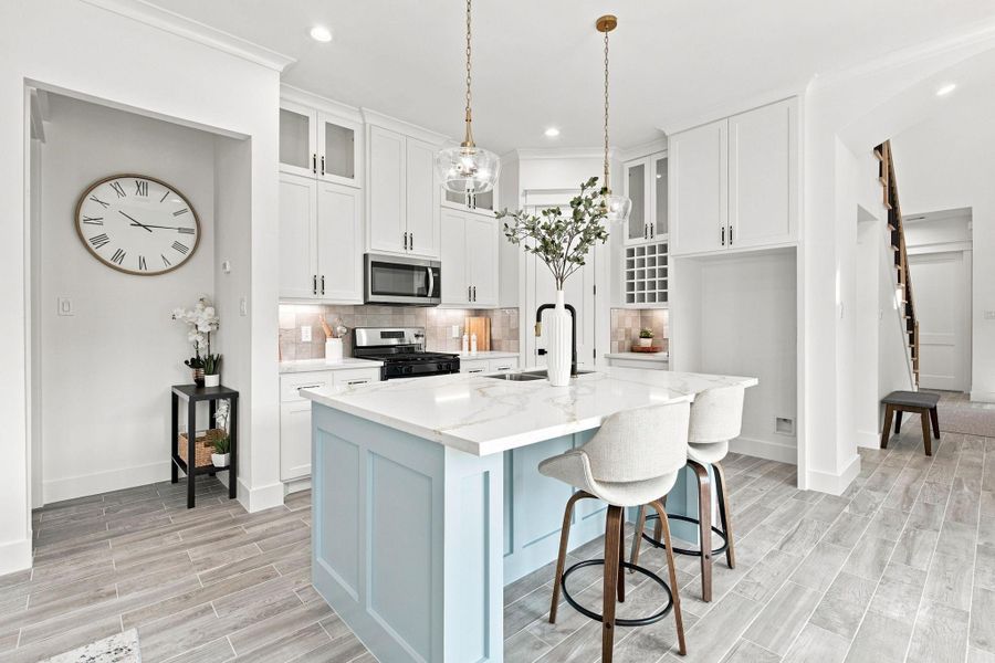 Furnished interior view inside a new home in , Houston (Image 16).