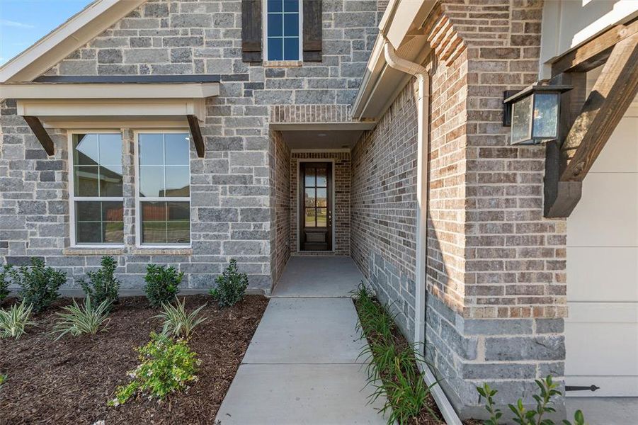 Exterior details and patio area of a home in Morningstar, Aledo (Image 18).