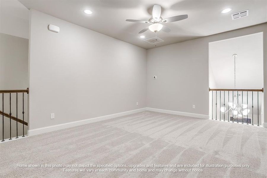 Spacious, unfurnished interior of a new home in The Retreat - Phase 1, Waxahachie (Image 9).