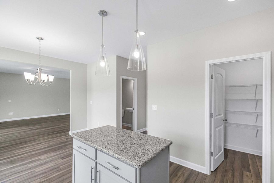 Representative furnished interior of a home built from the Magnolia by Caviness & Cates Communities in Bartlett Manor, Youngsville (Image 175).