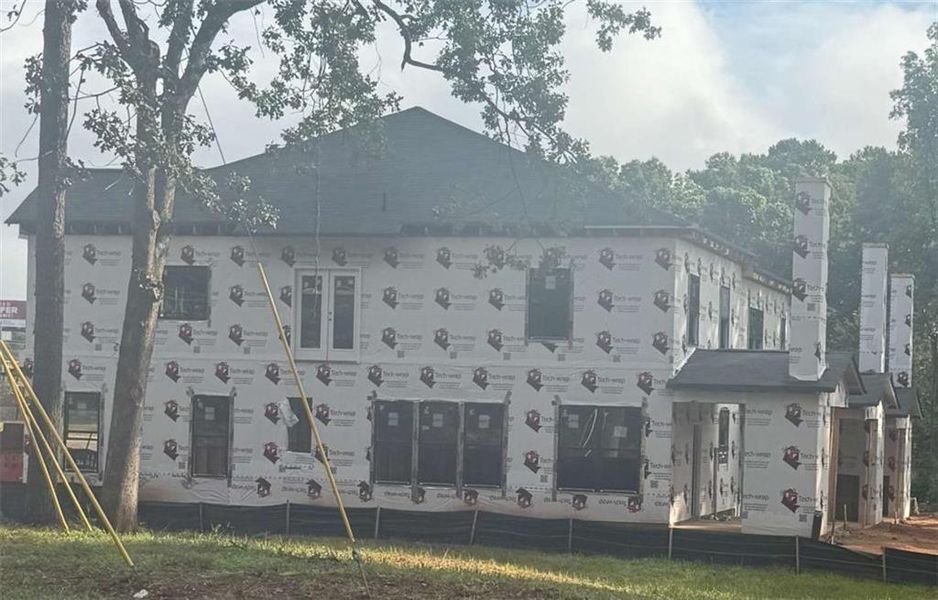In-progress construction of a new home in , Tucker, GA (Image 6).