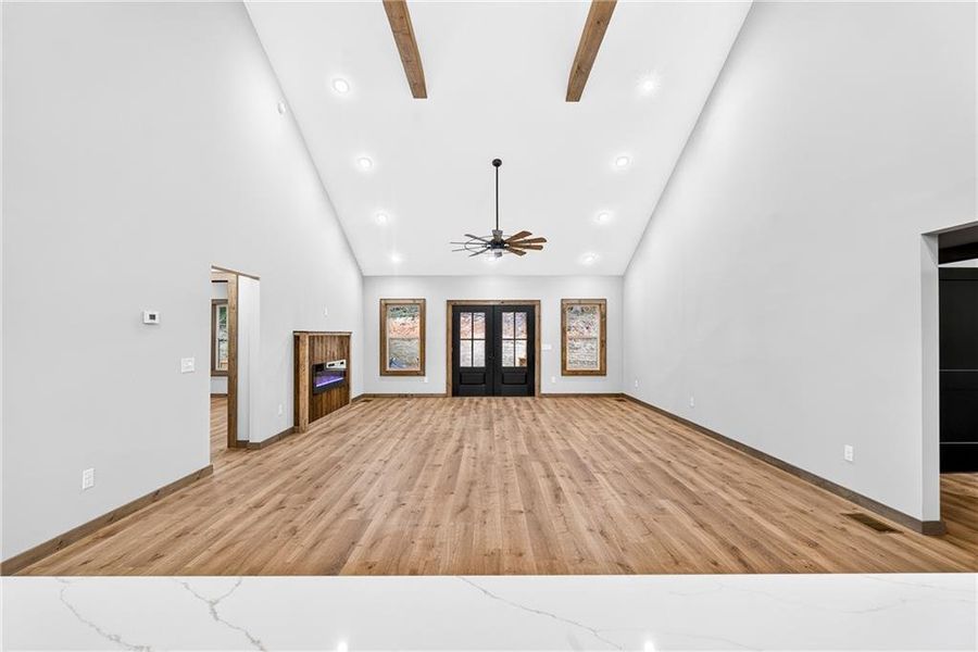 Spacious, unfurnished interior of a new home in , Ellijay (Image 41).