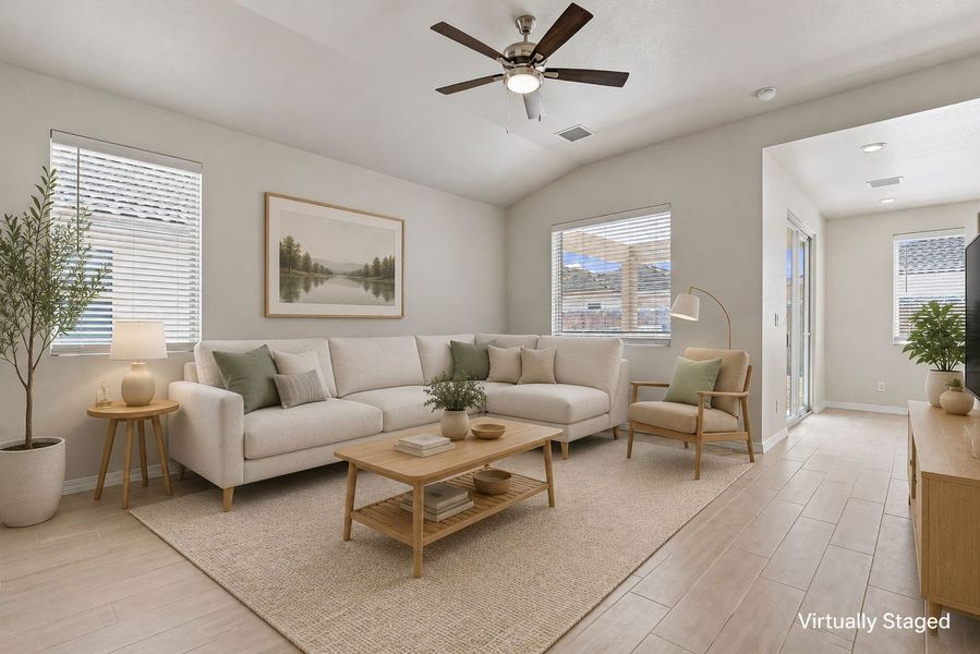 Furnished interior view inside a new home in Paseos Del Este, El Paso (Image 39).