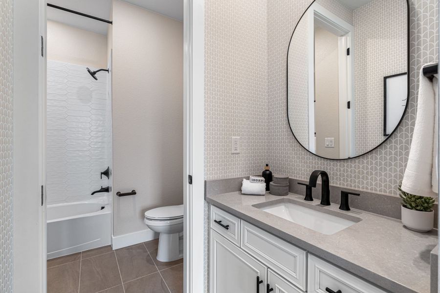 Representative furnished interior of a home built from the Vail by Taylor Morrison in Parterre Destination Collection, Thornton (Image 25).