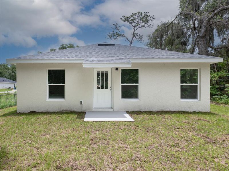 Exterior details and patio area of a home in , Deland (Image 1). Exterior details and patio area of a home in , Deland (Image 1).